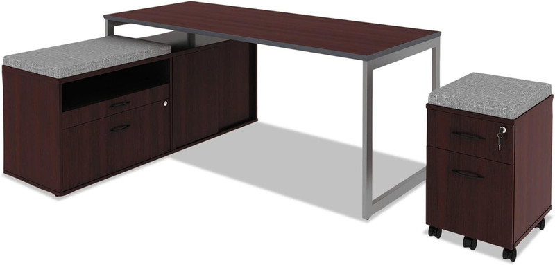 Alera ALE ValenciaSeriesMobile B/F Pedestal 15 7/8W X 19 1/8D X 22 7/8H Mahogany gallery