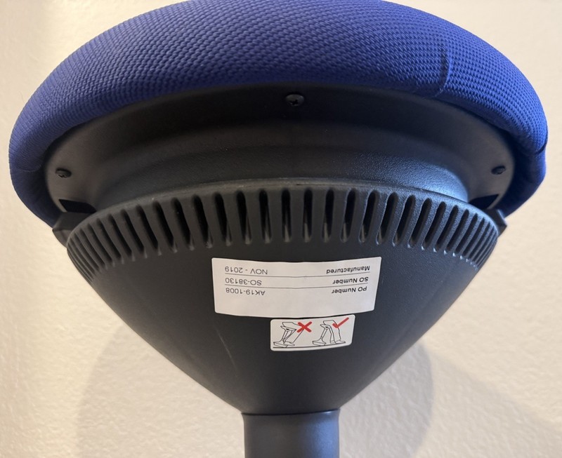 Autonomous ErgoStool Height Adjustable Active Sitting Wobble Office Chair Stool gallery