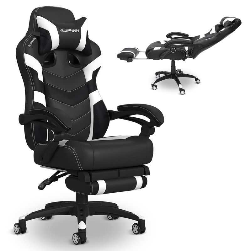 110 Pro Ergonomic Gaming Chair with Footrest for Adults – Comfortable Office …