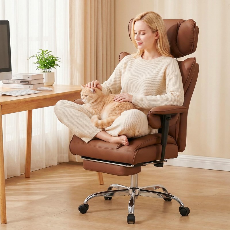 Big and Tall Home Office Desk Chair, Gaming Computer Chair, Executive Ergonom... gallery