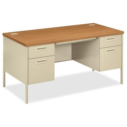 The Hon P3262CL Metro Classic Pedestal Desk 60″x30″x29.5″ Harvest