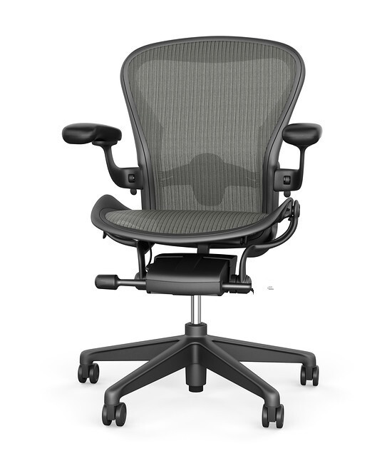 Herman Miller Aeron Remastered Chair - Size B - open box -Adjustable Arms