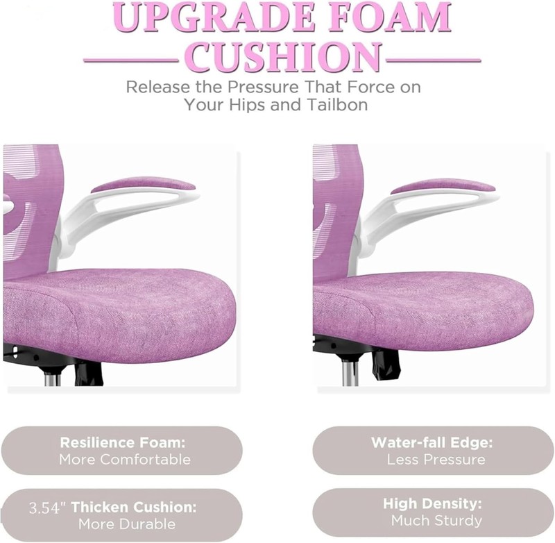 Office Chair, High Back Ergonomic Desk Chair with Adjustable Lumbar Support a... gallery