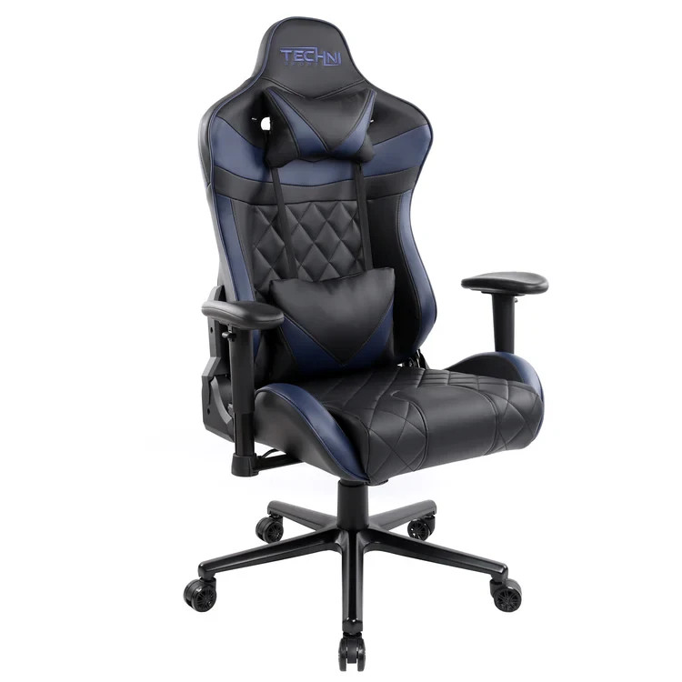 Techni Sport GamerXL Series Extra Roomy XL Gaming Chair (Blue/Black)