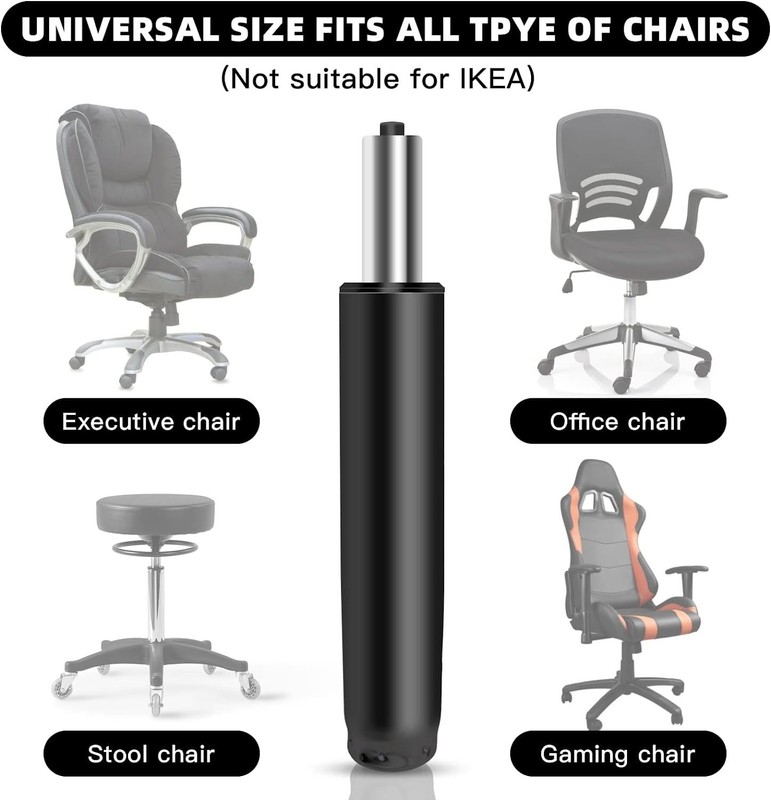 Office Chair Gas Lift Cylinder Replacement Heavy Duty Pneumatic Hydraulic Piston