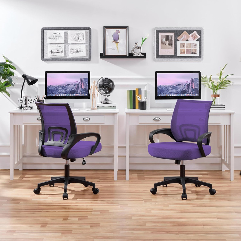 Topeakmart Executive Office Desk Chair Ergonomic Mesh Back Office Chair Adjustab gallery
