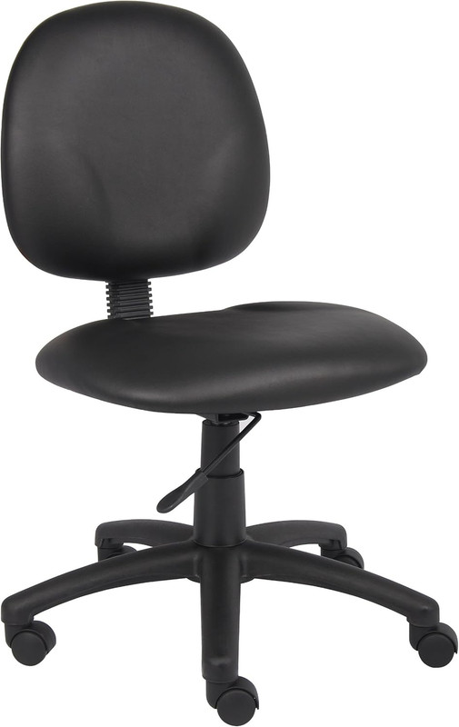 Stylish Black Mid-Back Task Chair Without Arms for Office Comfort (B9090-CS)