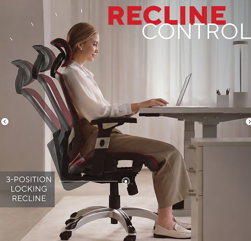 Staples Hyken Ergonomic Mesh Swivel Task Chair, Black (ST63137)-US WARE-NEW100% gallery