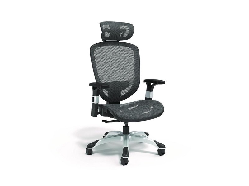 Alera Minerva Ergonomic Mesh Swivel Task Chair – Support Up to 275lb – 17.24 to
