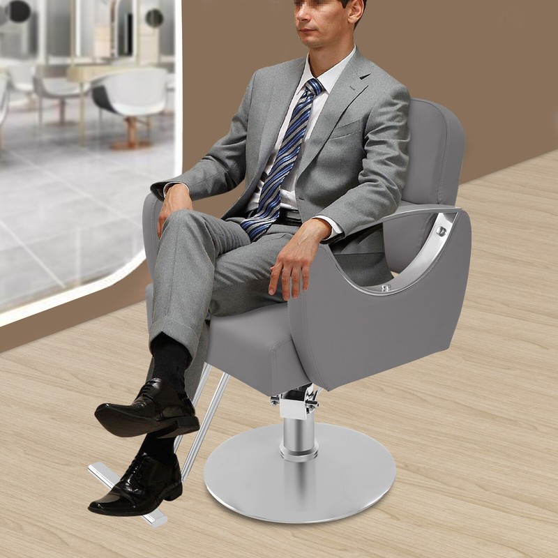 Salon Chair Hair Stylist Salon Chair Height Adjustable Rotating Barber Chair gallery