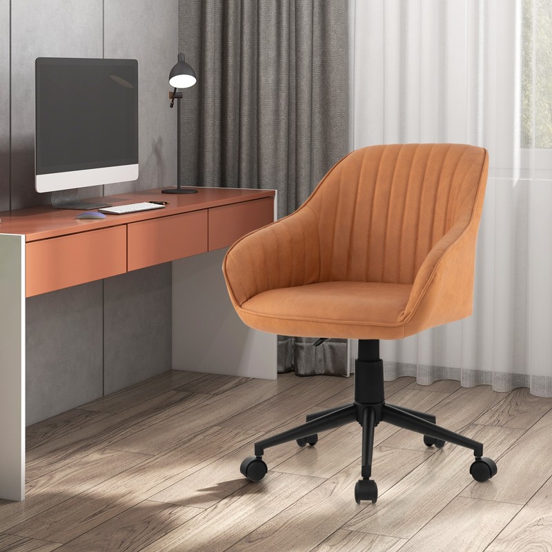 Set of 2 Adjustable Office Chair Rolling Swivel Armchair Computer Desk Chair gallery