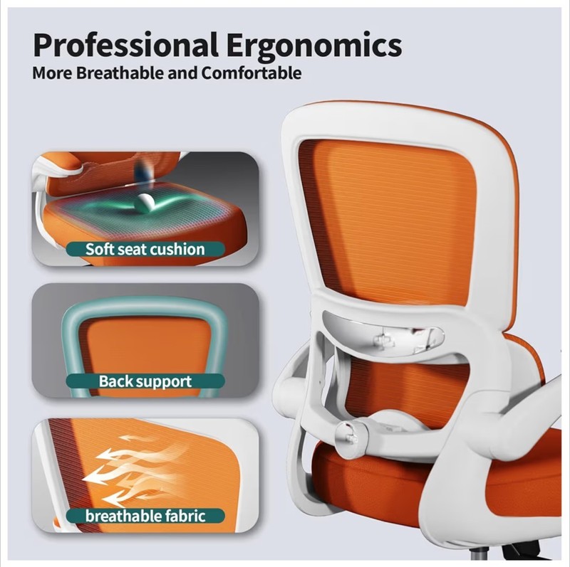 TRALT Ergonomic Mesh Office Chair - 330LBS, Adjustable Lumbar, Lifetime Warranty gallery