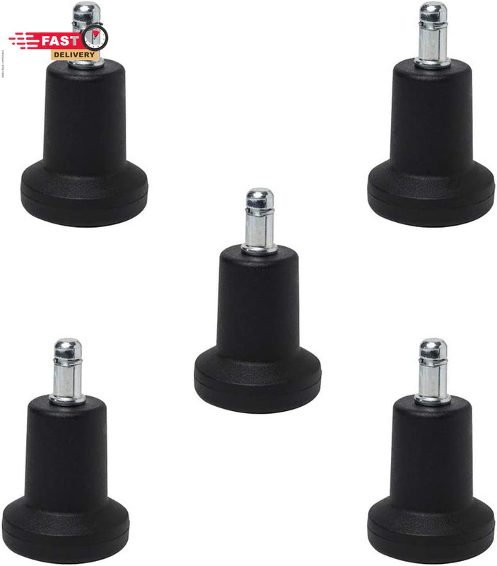 5PCS High Profile Bell Glides 2.5″ Replacement Office Desk Chair or Stool Swivel