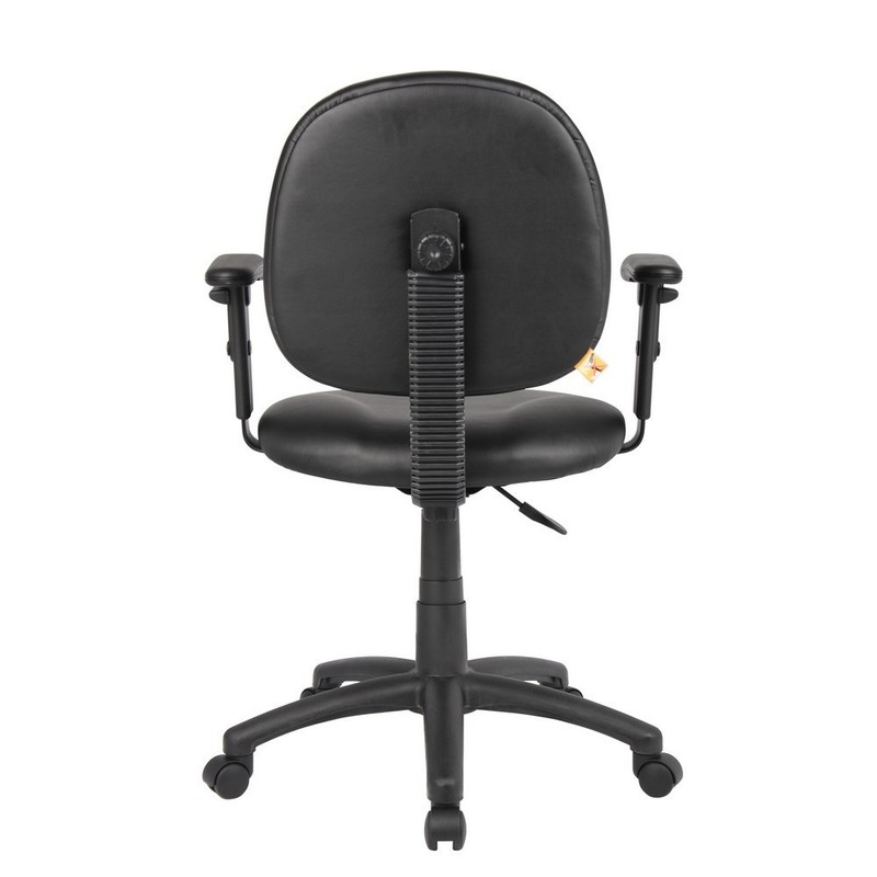 Boss Diamond Task Chair In Black Caressoft W/ Adjustable Arms gallery