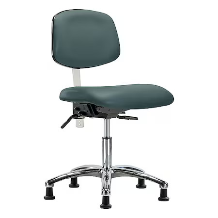 Clean Room Chair Ergonomic Chair, No Arms, 19" to 24" Height, Polyurethane,