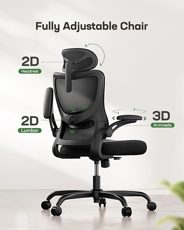 Silla de oficina ergonómica: silla de escritorio para computadora de oficina. gallery