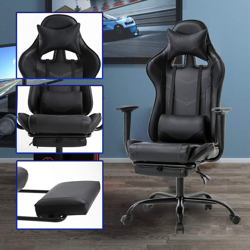 Office Chair PC Gaming Chair Ergonomic Desk Chair Executive PU Leather Computer gallery