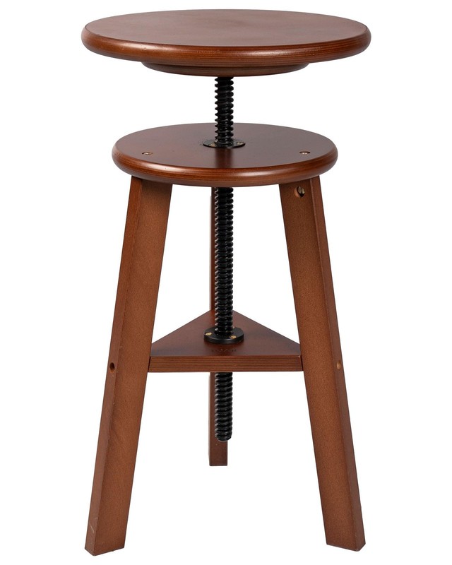 Wooden Drafting Stool, Beech Wood, Artist Stool Chair with Adjustable Height,…