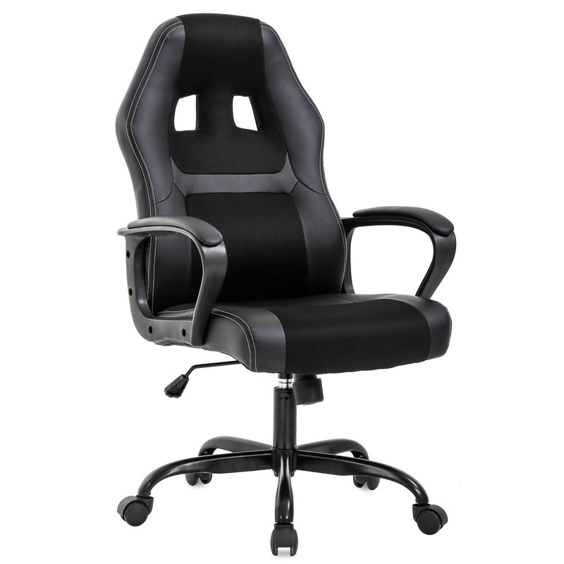 Silla Gamer De Oficina Escritorio Ergonomica Ajustable Para Computadora Negro US