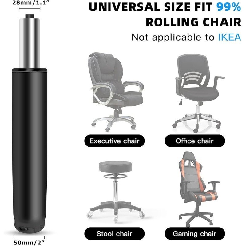 Heavy Duty Office Chair Cylinder Replacement Class 4 Hydraulic Piston Universal gallery