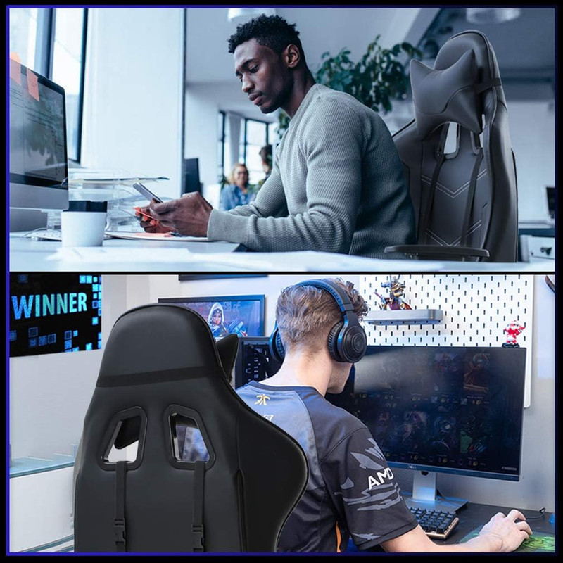 Office Chair PC Gaming Chair Ergonomic Desk Chair Executive PU Leather Computer gallery