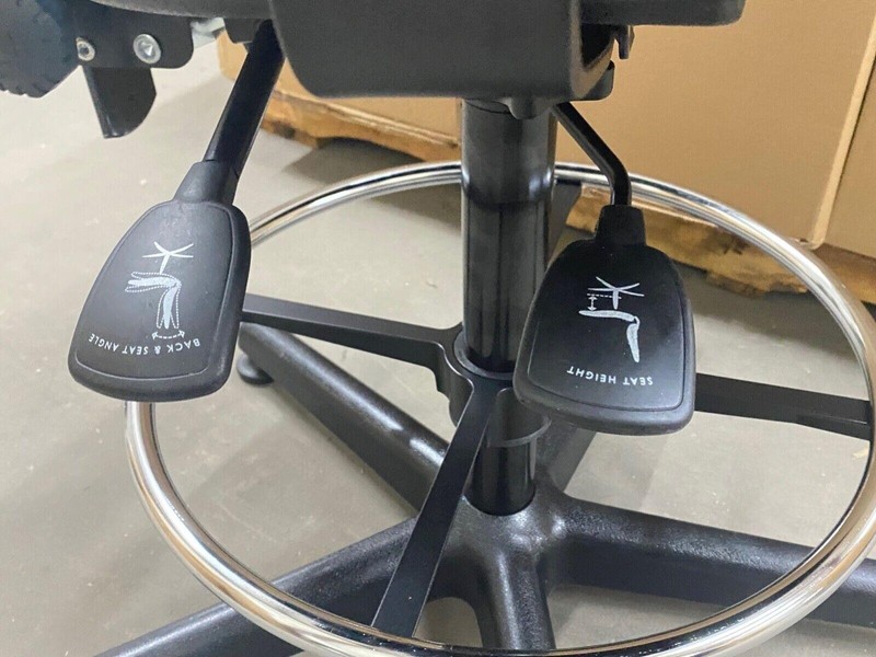 ULINE H-3732 & H-3738 Deluxe Work Stool - Polyurethane, Adjustable Office Chair gallery