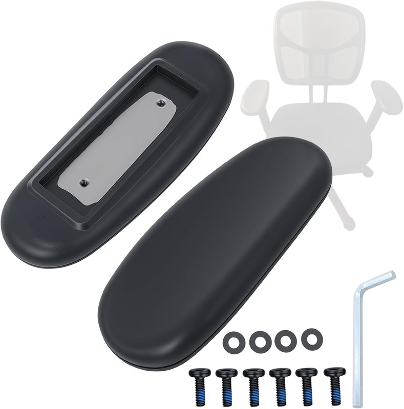 Set of 2 Office Chair Arm Rest Replacement Pads gallery
