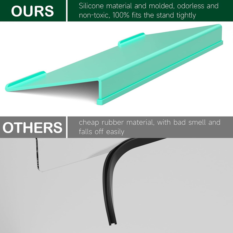 Computer Keyboard Stand Holder - Ergonomic Acrylic Keyboard Stand for Desktop Co gallery