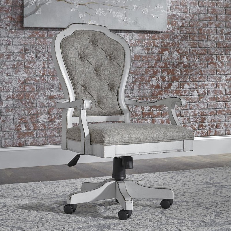 Magnolia Manor Jr Executive Desk Chair in Antique White gallery