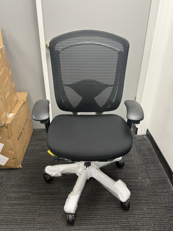 New Open Box Teknion Black Contessa Task Chair
