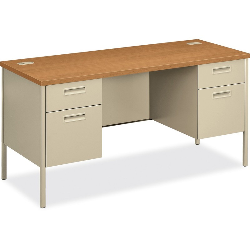 The Hon P3231CL Metro Classic Kneespace Credenza 60" Harvest/Putty gallery