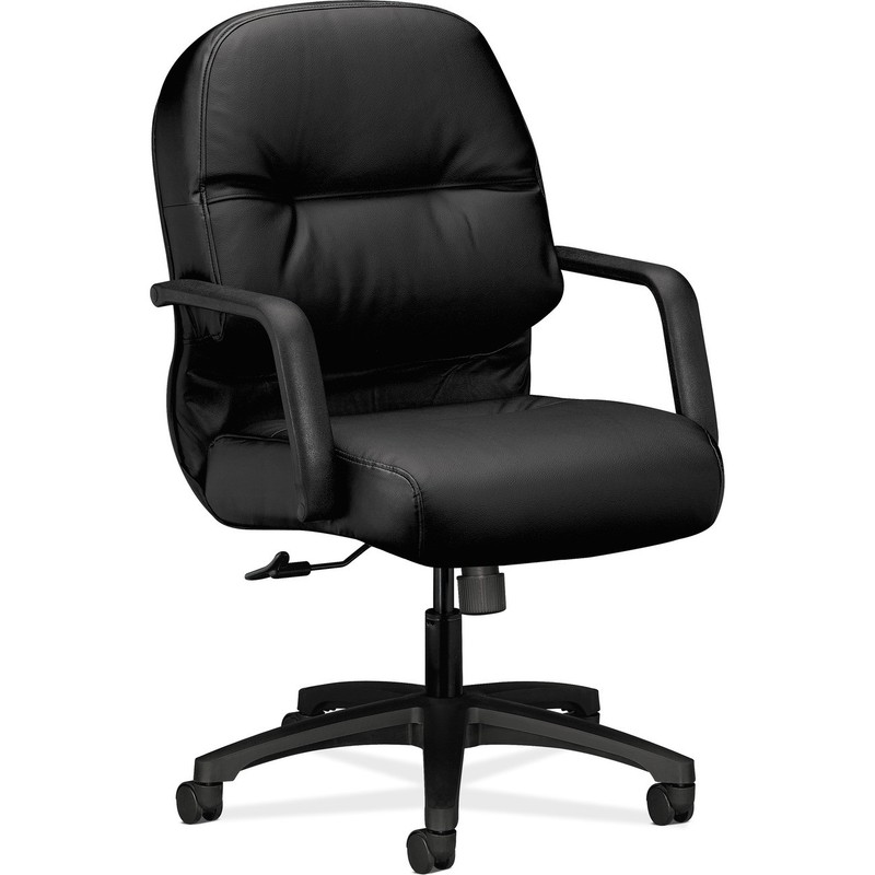 The Hon 2092SR11T Managerial Mid Back Chair Leather Black gallery