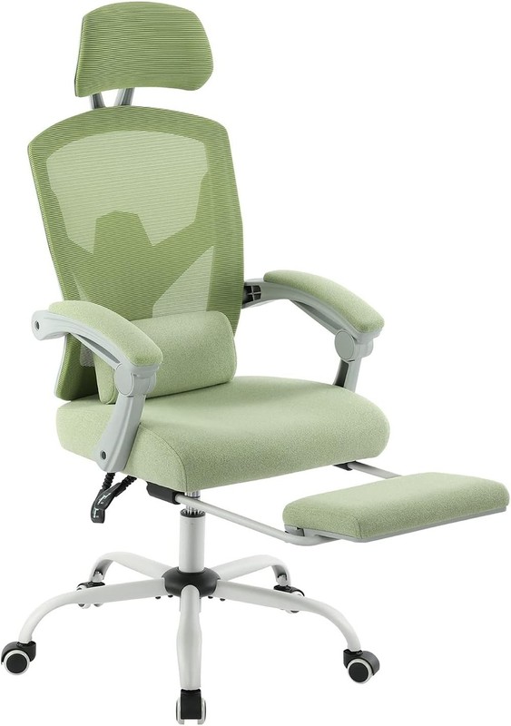 Swivel Ergonomic Chair for Home & Office – Adjustable Footrest & Neck Support gallery