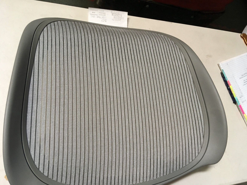 Herman Miller Aeron Chair Replacement Seat Pan 3V01 Titanium Large Size C Zinc gallery