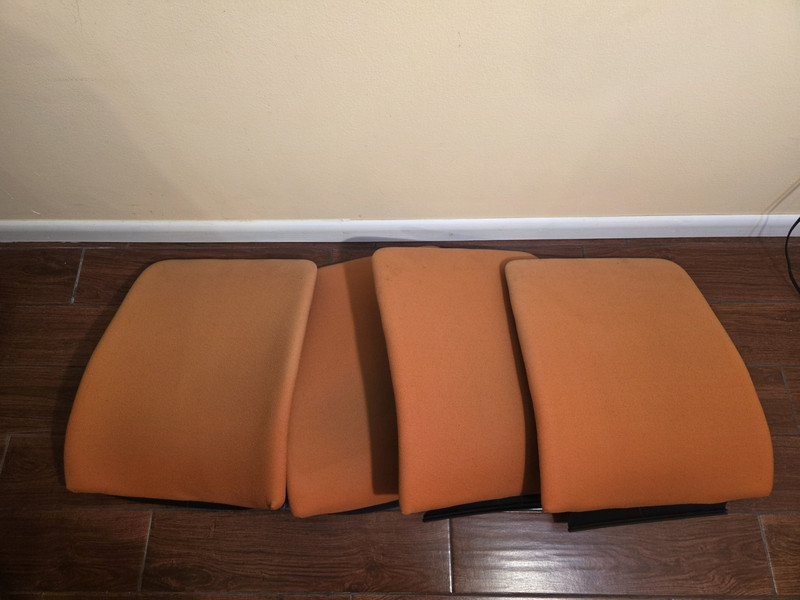 Steelcase Amia Office Chair – Back Cushion Orange Fabric