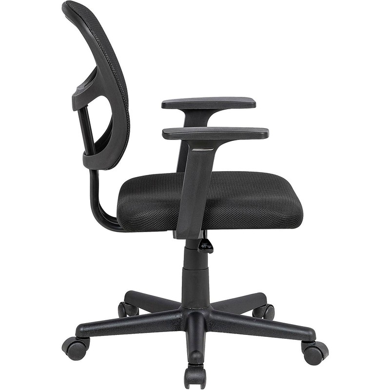 Global Industrial Mesh Back Office Chair with Lumbar Support Fabric Seat Black gallery