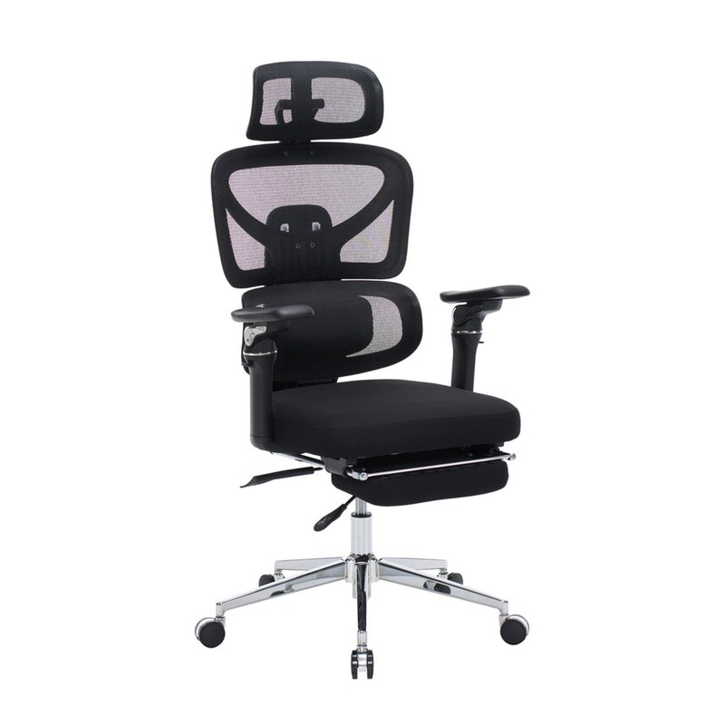 Premium Ergonomic Office Chair, Massage Support, 6D Adjustable Armrests, Mesh