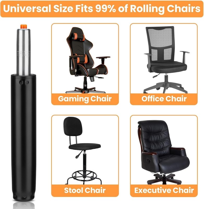 Office Chair Cylinder Replacement - Heavy Duty Class 4 Hydraulic Pneumatic Ga... gallery