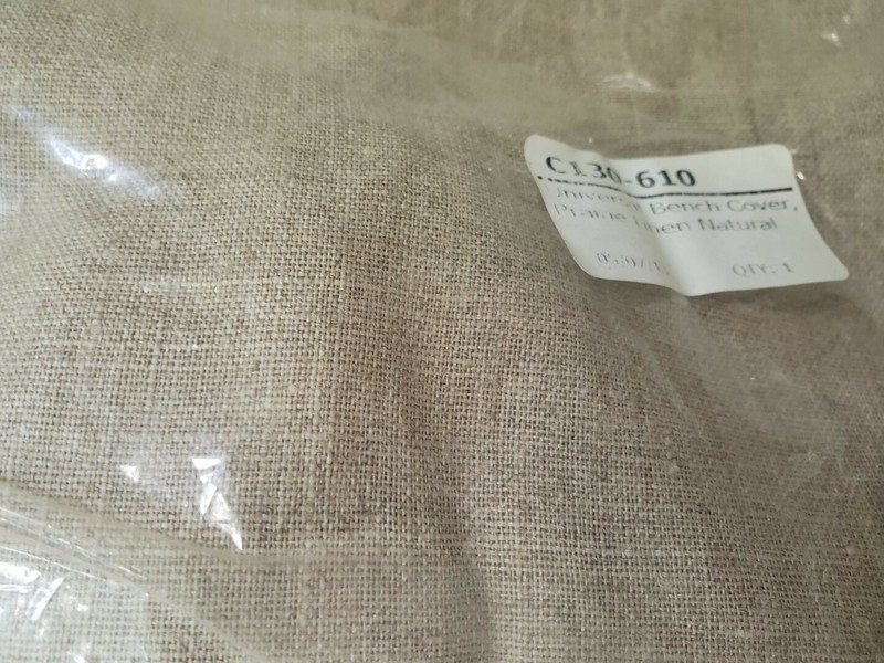 Howard Elliot Universal Bench Cover Linen Slub Natural 20" x 36" C130-610 gallery