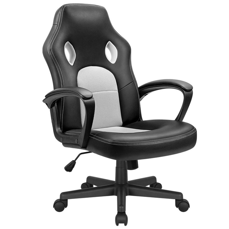 sillas de oficina gris de escritorio silla gamer con ruedas para gaming Regalo