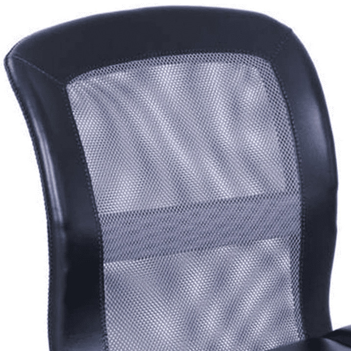 Mainstays Mid-Back, Vinyl Mesh Task Office Chair, Black and Gray gallery