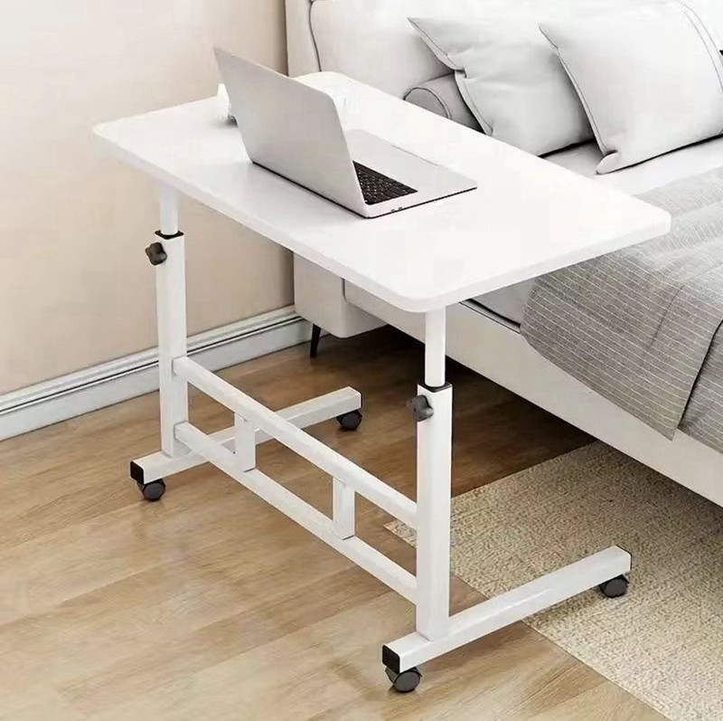 Adjustable Mobile Desk with Wheels – Rolling Table for Bed, Sofa & Office gallery