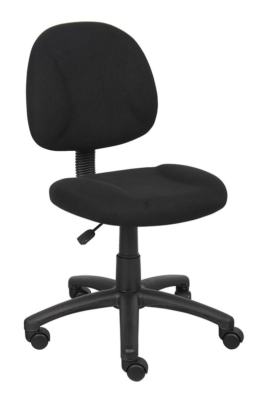 Boss Black Deluxe Posture Chair MODEL # B315-BK