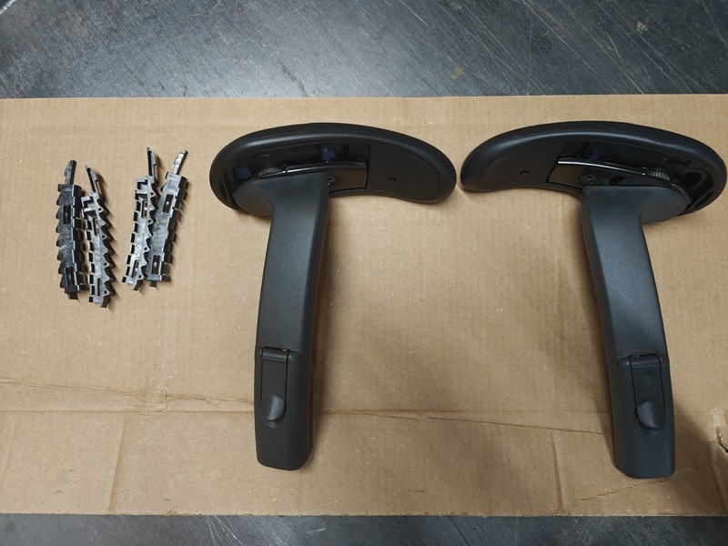 Herman Miller New Mirra Graphite Color Dark Grey Mirra Arms
