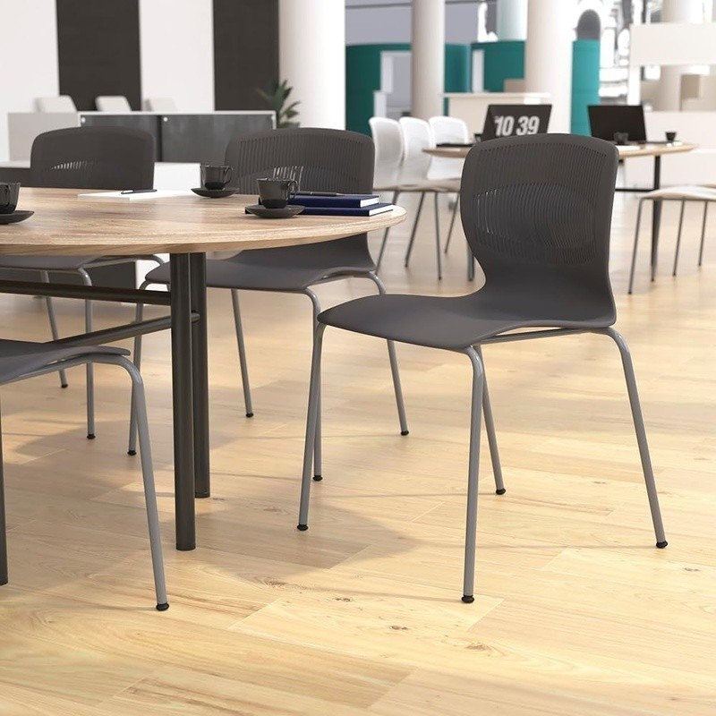 Durable Stackable Chair Ergonomic Design Office Home Use Multipurpose Seating gallery