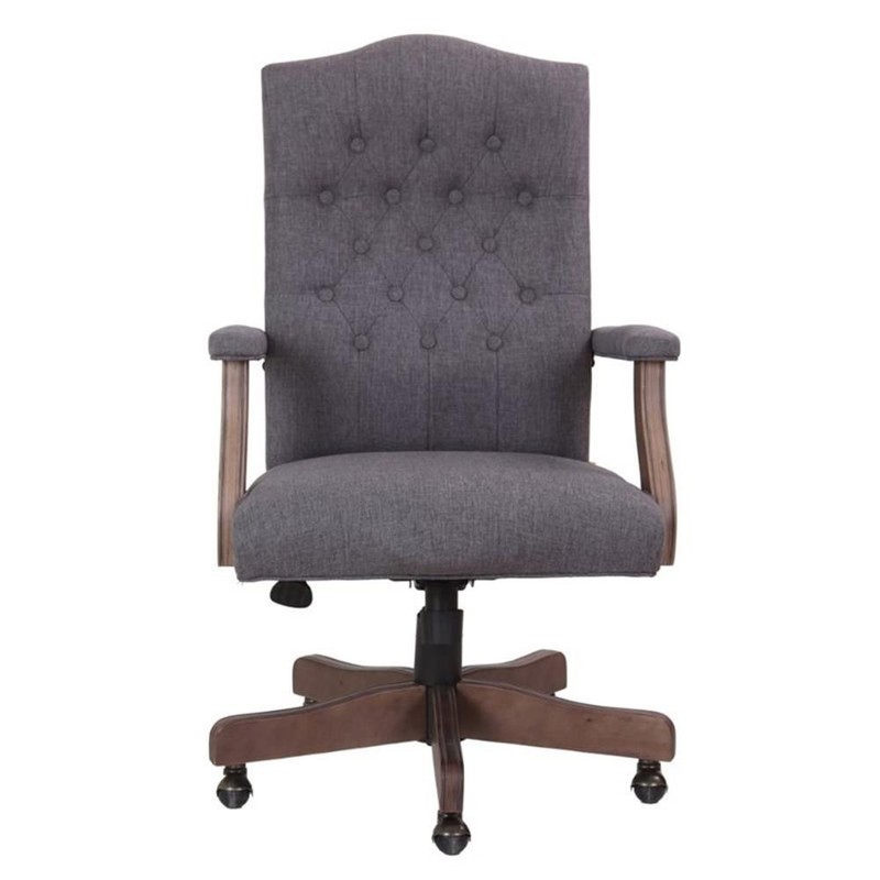 Boss Refined Rustic Executive Chair in Slate Gray Commercial Grade gallery