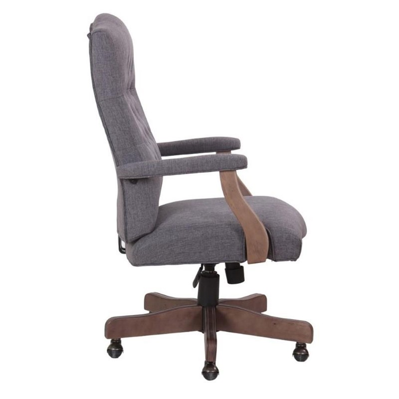 Boss Refined Rustic Executive Chair in Slate Gray Commercial Grade gallery
