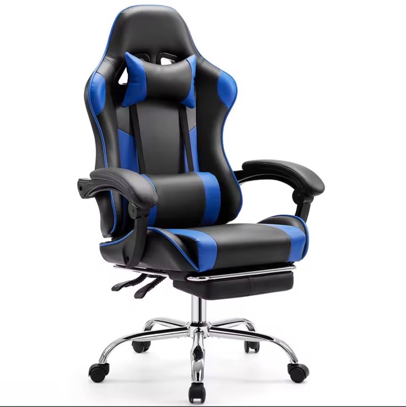 Ergonomic Racing Gaming Chair Adjustable PU Leather Office Computer Desk Chair