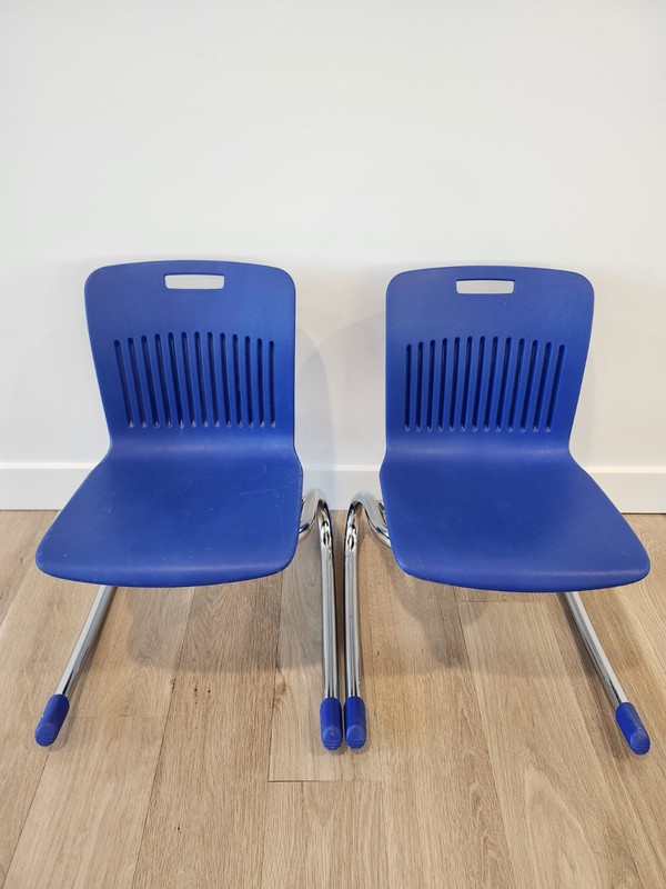 2 Virco Rocker Chairs For Students Age 3-6, 13"