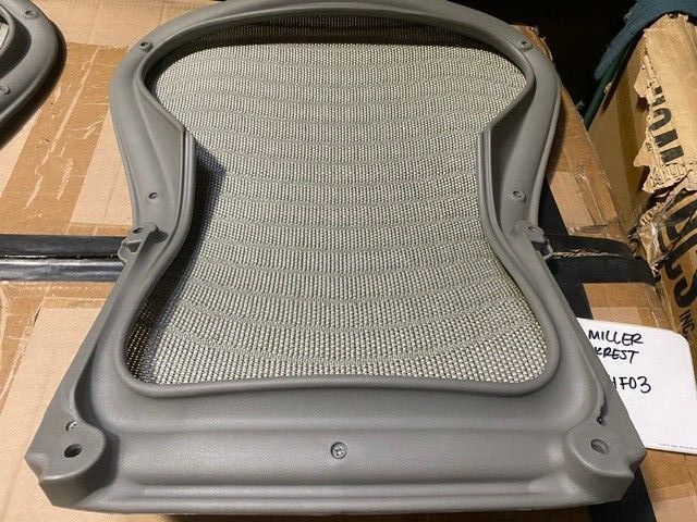 Herman Miller Aeron Chair Replacement Backrest 4F03 Waves Quartz Medium Size B gallery